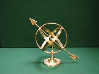 A01 Armillary Sphere Brass Finish