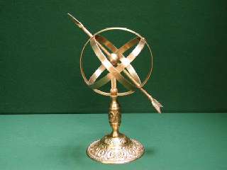 A02 Armillary Sphere Brass Finish