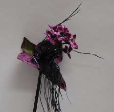 OR15 Purple Arisaema Orchid Stem.