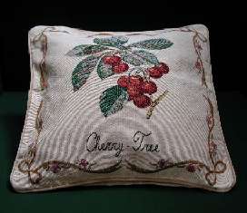 A15 Cherry Fruit Tapestry Cushion Cover.
