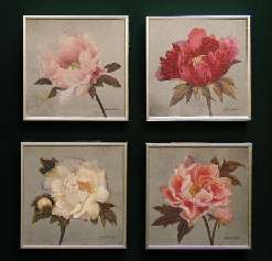 P02 Four Paeonies (set of 4).