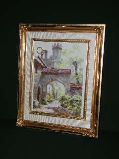 F03 "Gold Leaf" Effect Picture Frame.