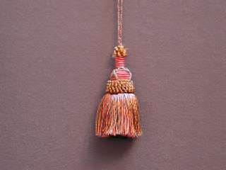 01 Borla Imperial Tassel Powder Blue, Pink and Pale Gold.