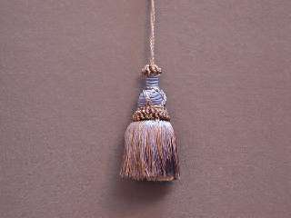 04 Borla Imperial Tassel Pale Blue/French Grey.