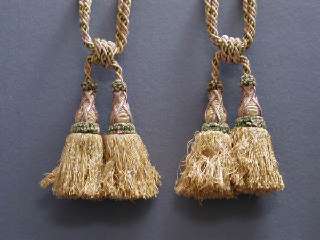 02 Pair 1930's French Tie Backs
