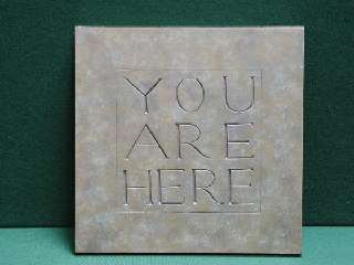 A01  "You Are Here" Wall Plaque