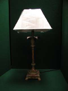 L05 Rococo Style Table Lamp and Shade (inclusive).