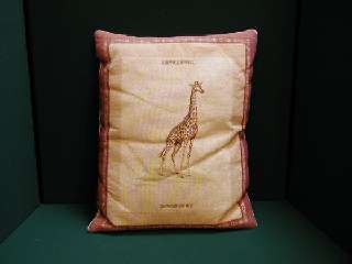 A20 Giraffe Tapestry Cushion (complete).