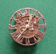 C02 Rusty Cogger Wall Clock